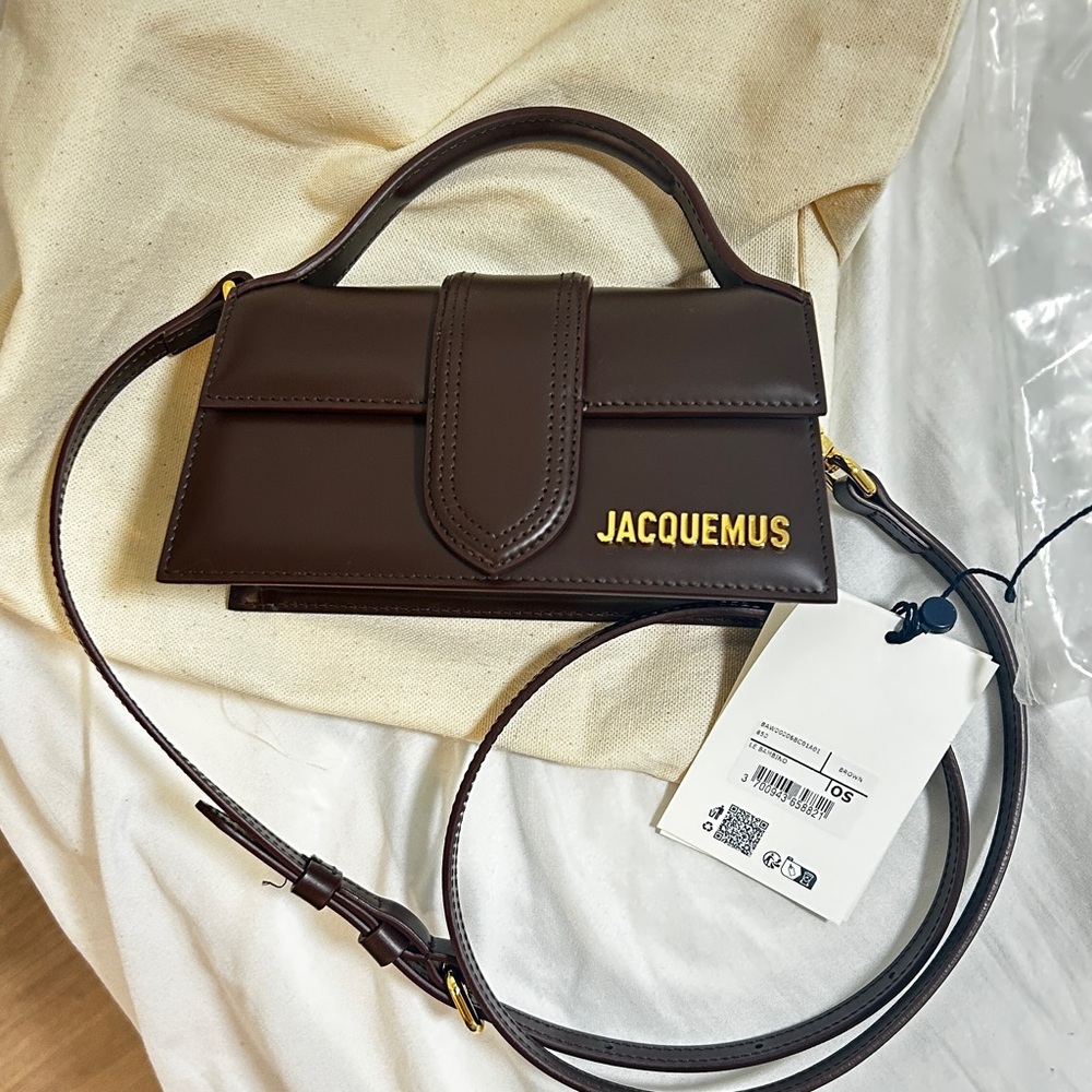Jacquemus Le Chiquito Brown Leather Top-Handle Crossbody - Picture 4 of 5